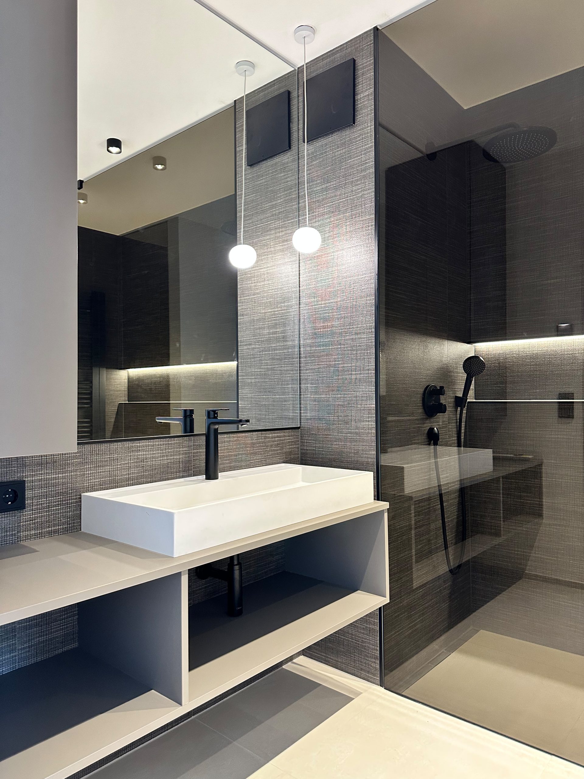 farbiges Rendering eines Badezimmers aus einem Referenzprojekt von Arch&Living